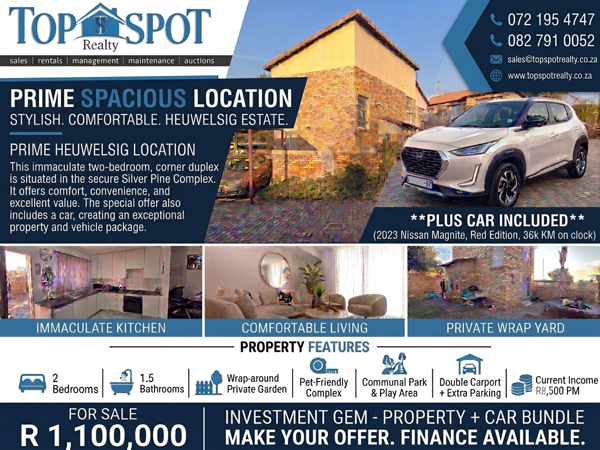 2 Bedroom Duplex