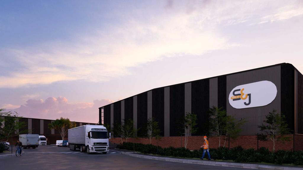 1 100 m² Industrial space