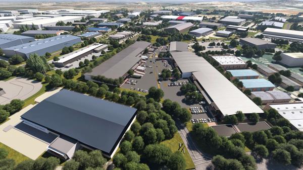 1 100 m² Industrial space