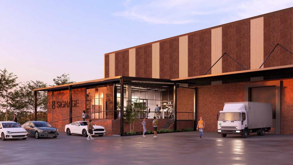1 100 m² Industrial space