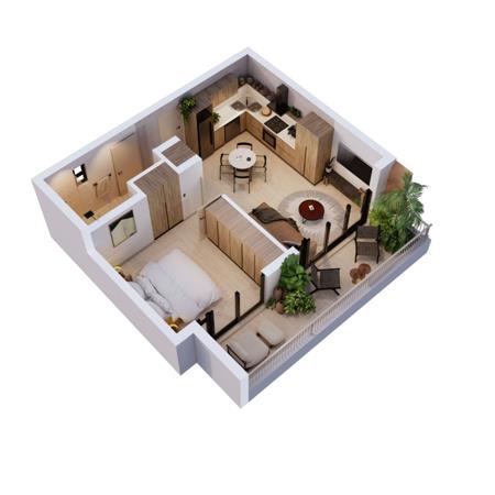 1 Bedroom Apartment