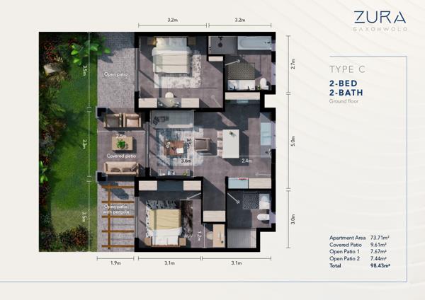 2 Bedroom Apartment