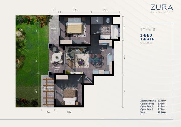 2 Bedroom Apartment