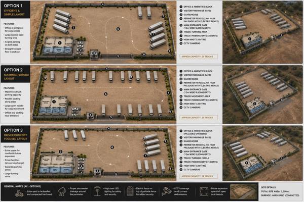 3 500 m² Land