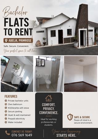 Bachelor apartment