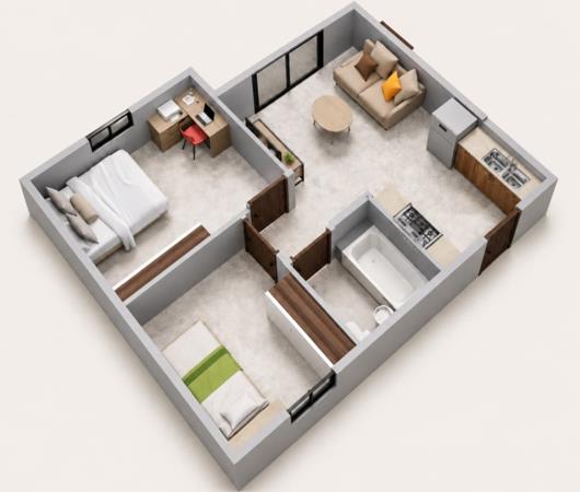 2 Bedroom House