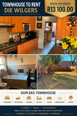 3 Bedroom Duplex