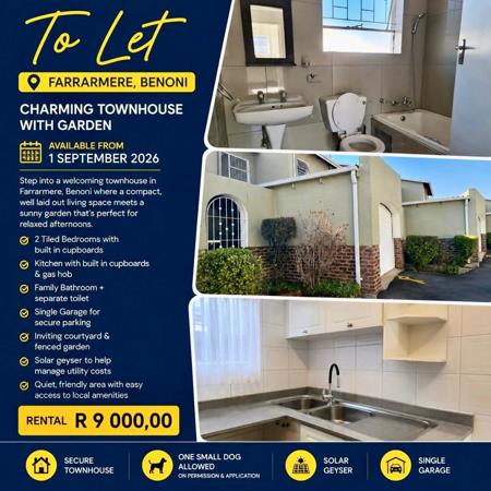 2 Bedroom Townhouse