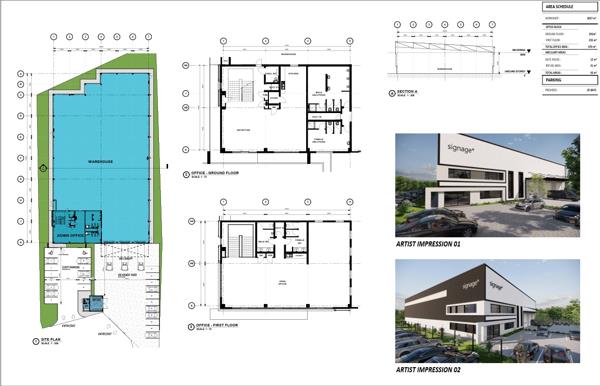 2 540 m² Industrial space