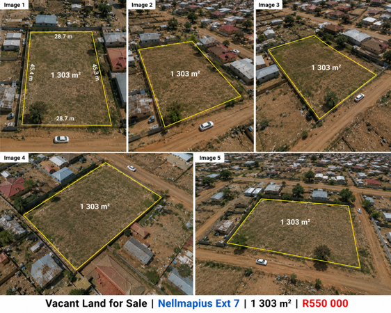 1 303 m² Land