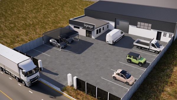 400 m² Industrial space