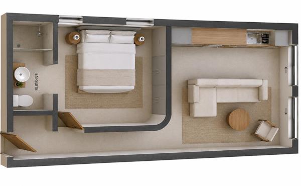 1 Bedroom Apartment