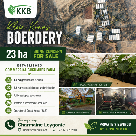 23 ha Commercial Farm