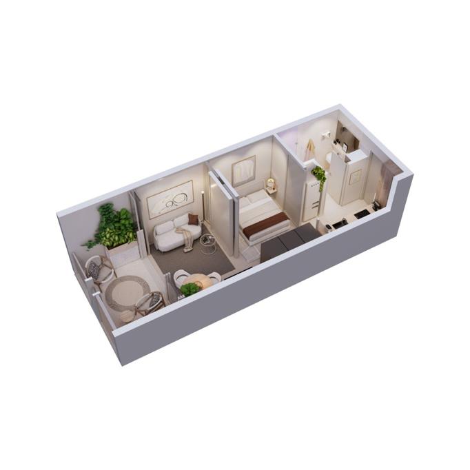 1 Bedroom Apartment