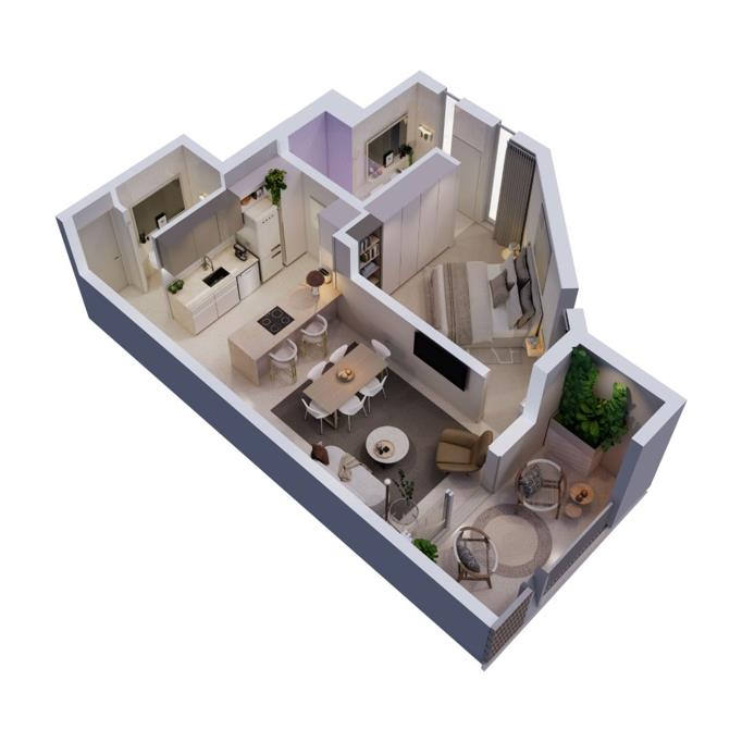 1 Bedroom Apartment