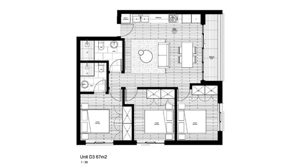 3 Bedroom Apartment