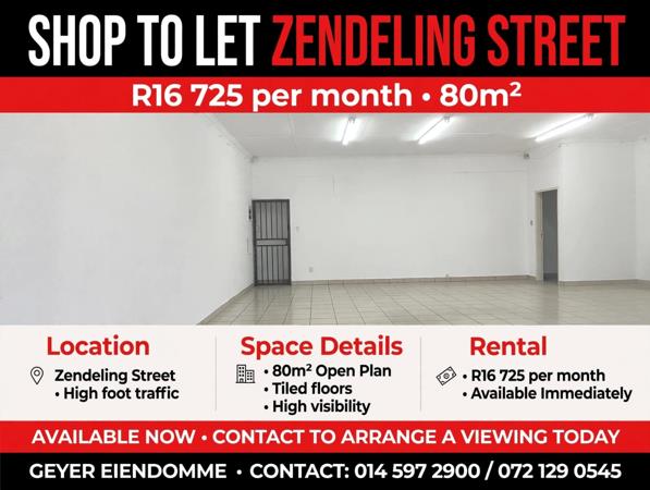 80 m² Commercial space