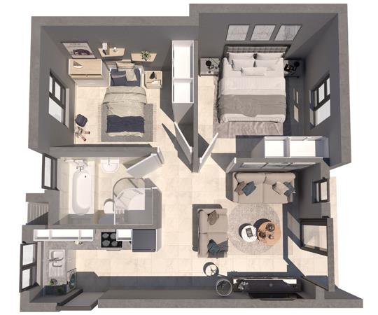 2 Bedroom House