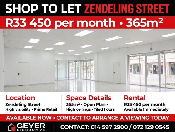 365 m² Commercial space