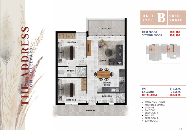 2 Bedroom Apartment