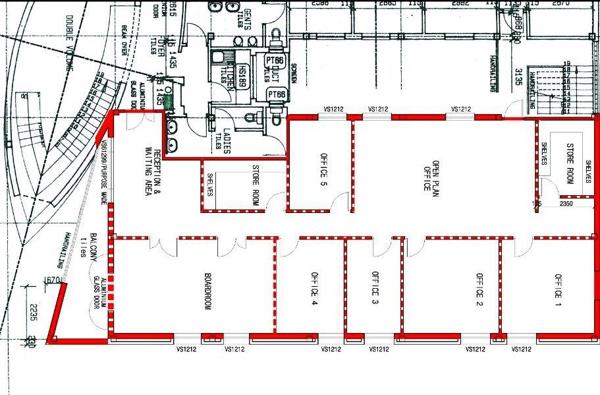 124 m² Commercial space