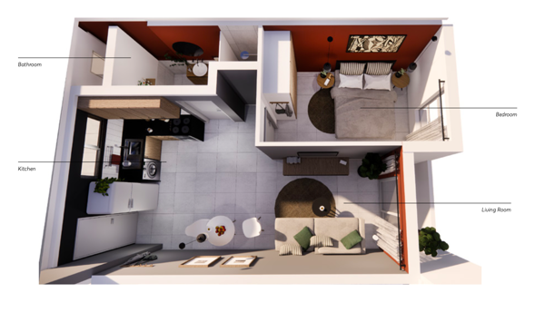 1 Bedroom Apartment