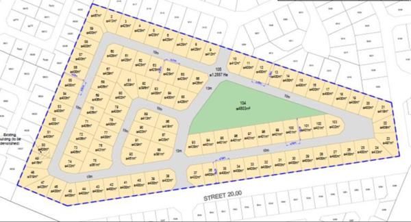 425 m² Land