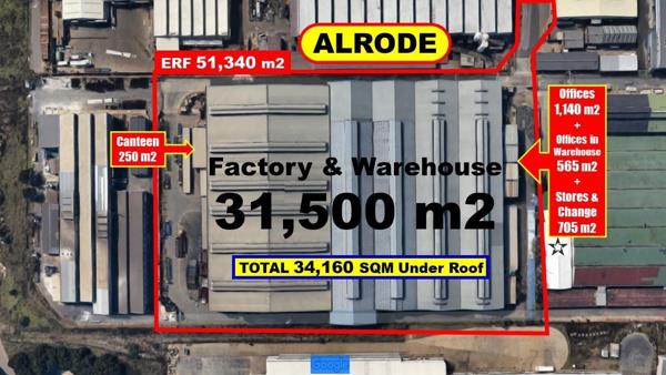 34 150  m² Industrial space